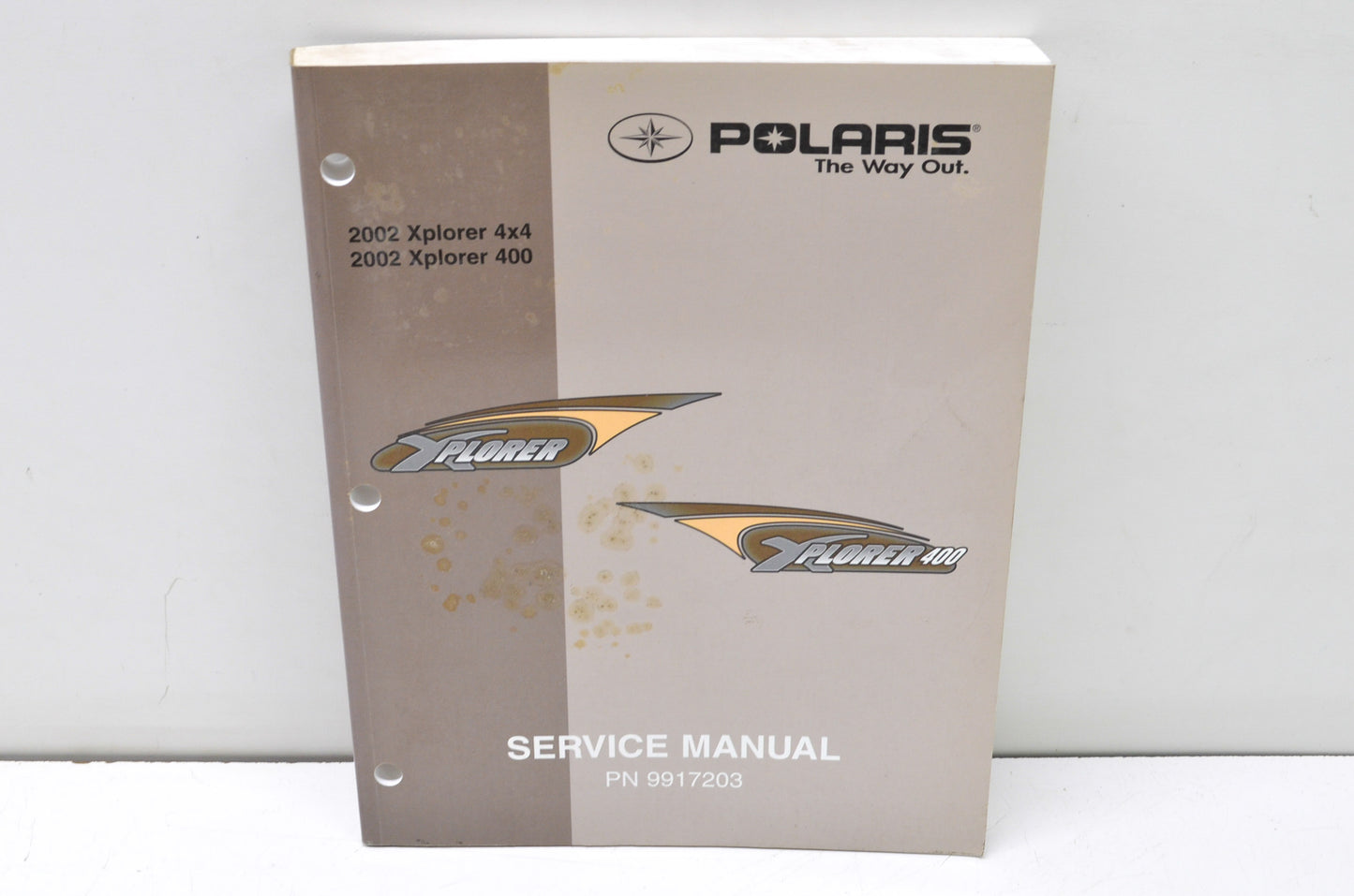 OEM Polaris 9917203 Service Manual 02 Xplorer
