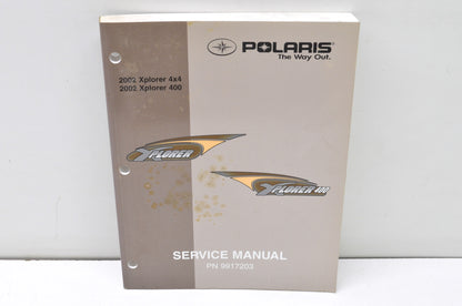 OEM Polaris 9917203 Service Manual 02 Xplorer