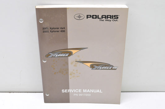 OEM Polaris 9917203 Service Manual 02 Xplorer