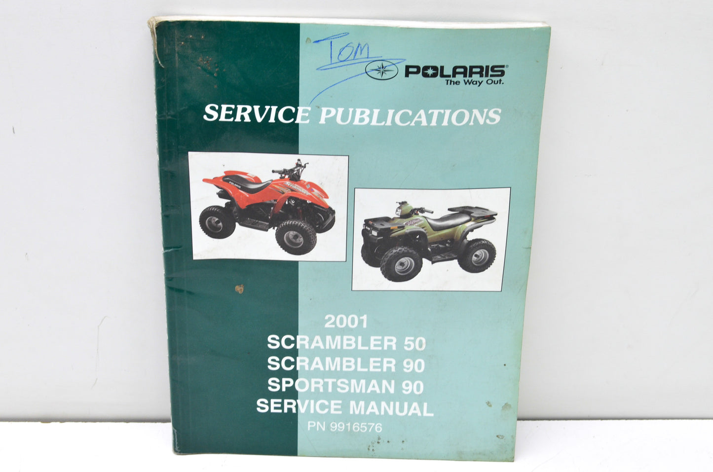 OEM Polaris 9916576 Service Manual Sportsman 90/Scrambler 50