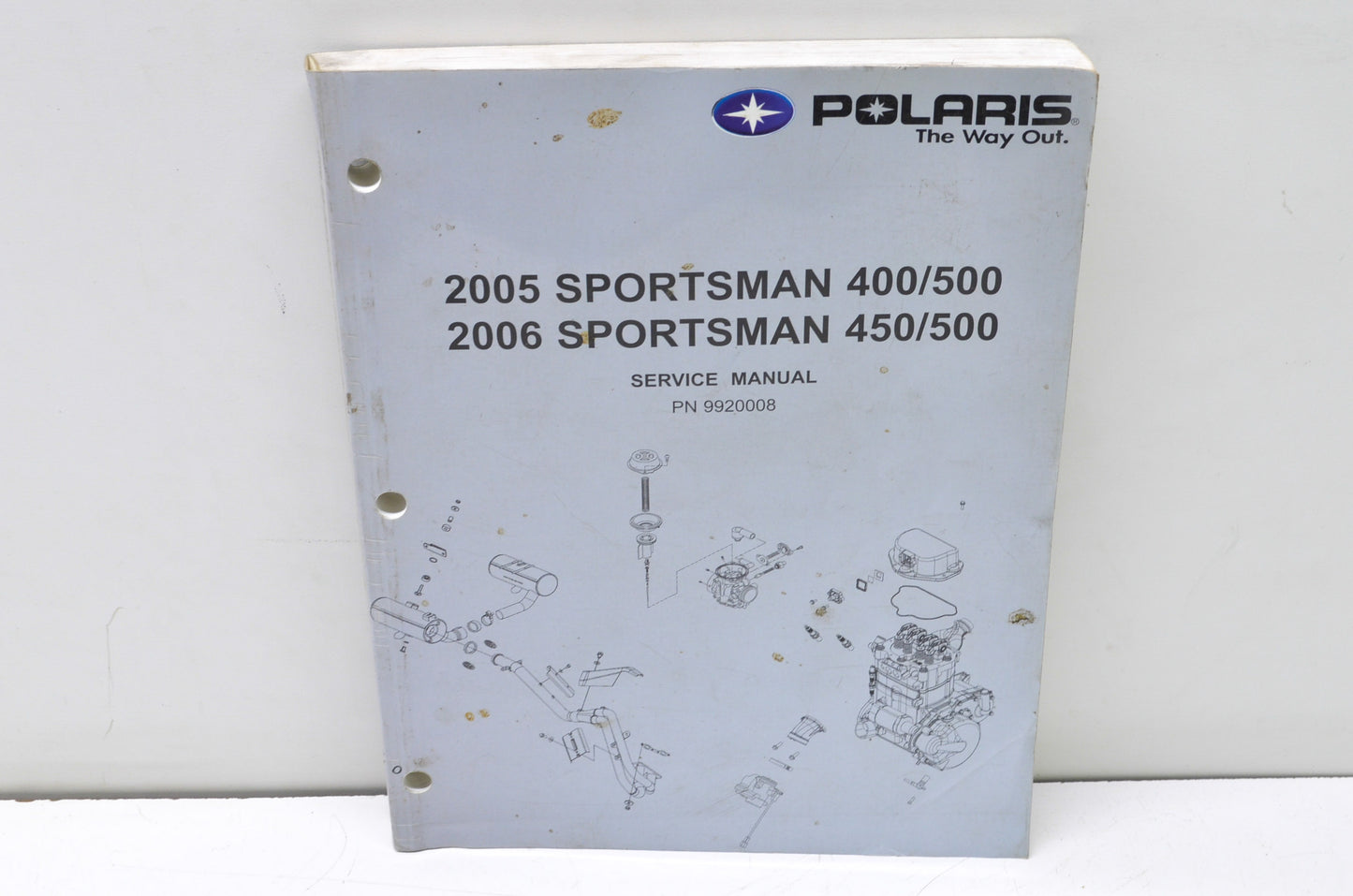 OEM Polaris 9920008 Service Manual 06 Sportsman 400,500