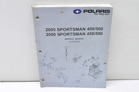 OEM Polaris 9920008 Service Manual 06 Sportsman 400,500