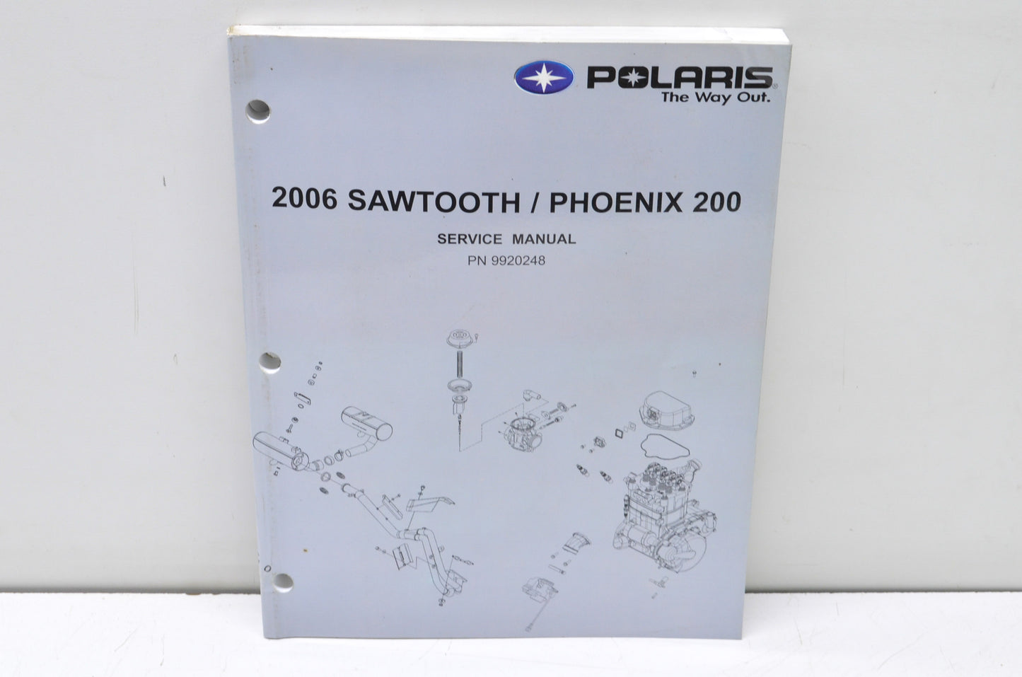 OEM Polaris 9920248 Service Manual 06 Sawtooth 200