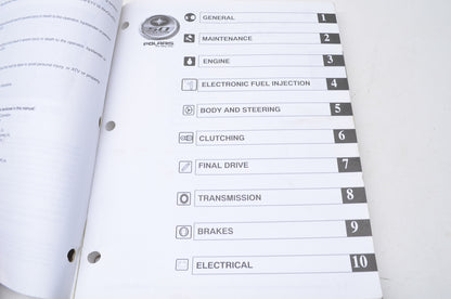 OEM Polaris 9919820 Service Manual 06 Sportsman 700,800 EFI