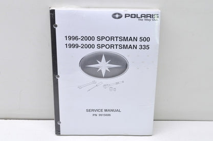 New OEM Polaris 1996-2000 Sportsman 500, 1999-2000 Sportsman 335 Service Manual