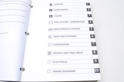 New OEM Polaris 2002 Two-UP Touring Service Manual NOS