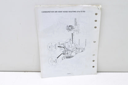 OEM Suzuki 2003 DR-Z250K3 4-Stroke Supplemental Service Manual