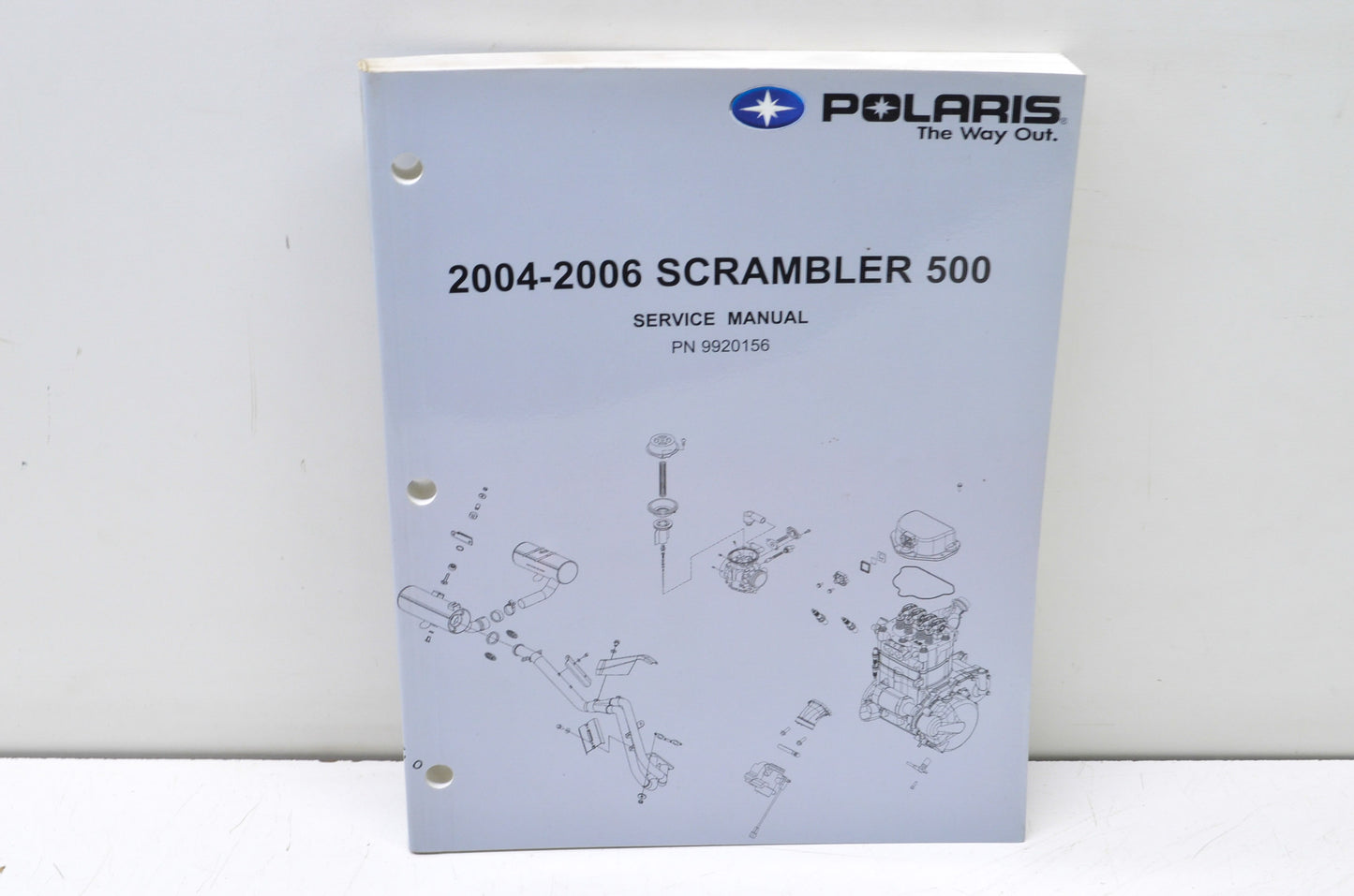 OEM Polaris 9920156 Service Manual 06 Scrambler 500 4X4 NOS