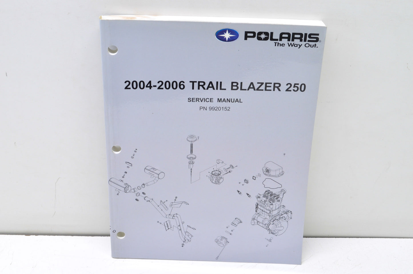 OEM Polaris 9920152 Service Manual 06 Trail Blazer