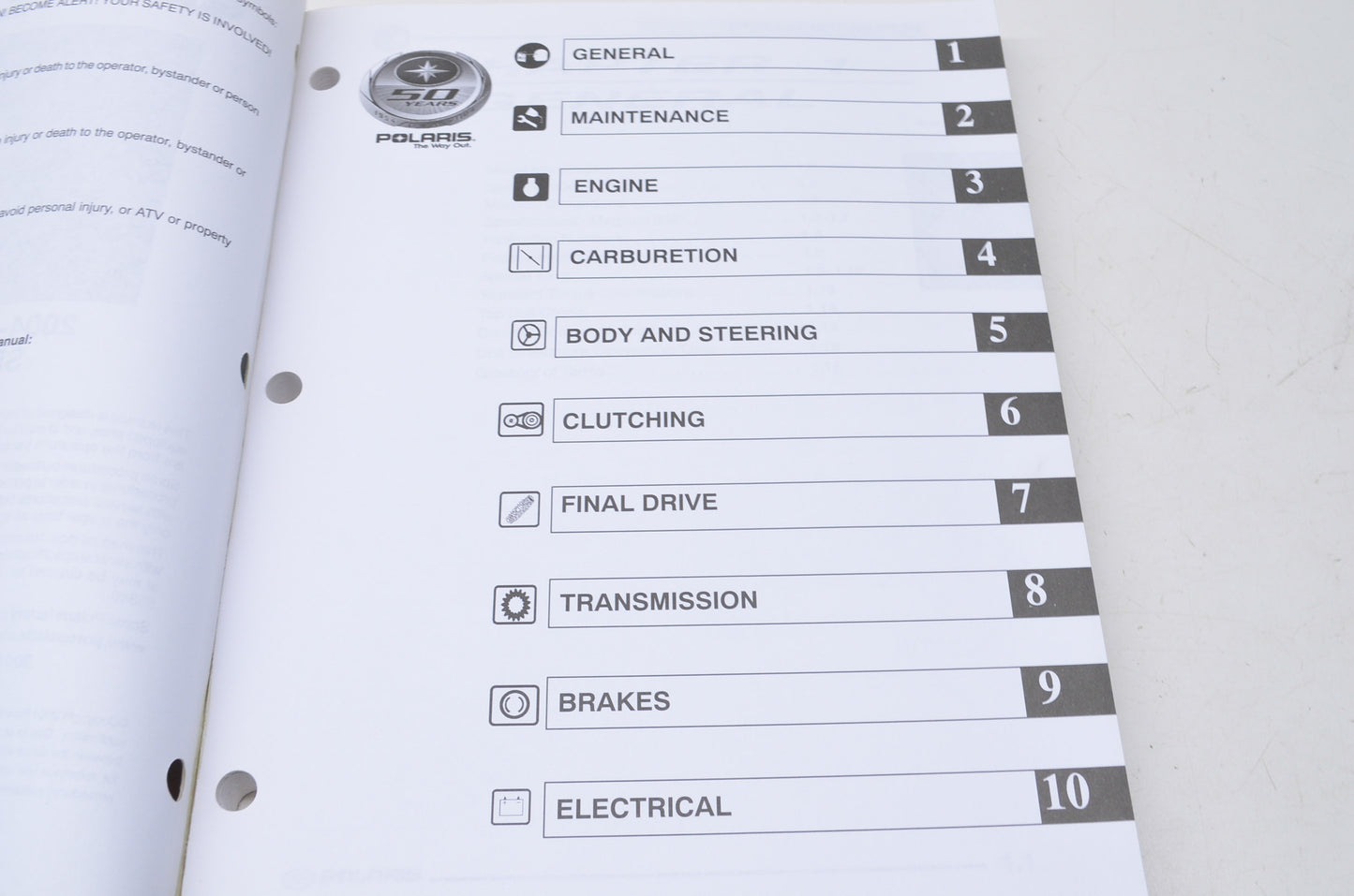 OEM Polaris 9919499 Service Manual 06 Magnum 330 4X4 NOS