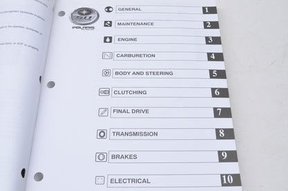 OEM Polaris 9919522 Service Manual 04-05 ATP 330/500