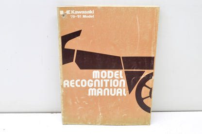 OEM Kawasaki 99930-1002-01 Recognition Manual 79-81