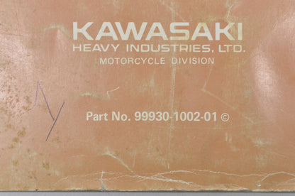 OEM Kawasaki 99930-1002-01 Recognition Manual 79-81