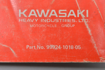 OEM Kawasaki 99924-1018-05 Service Manual KZ550A/C/D/H