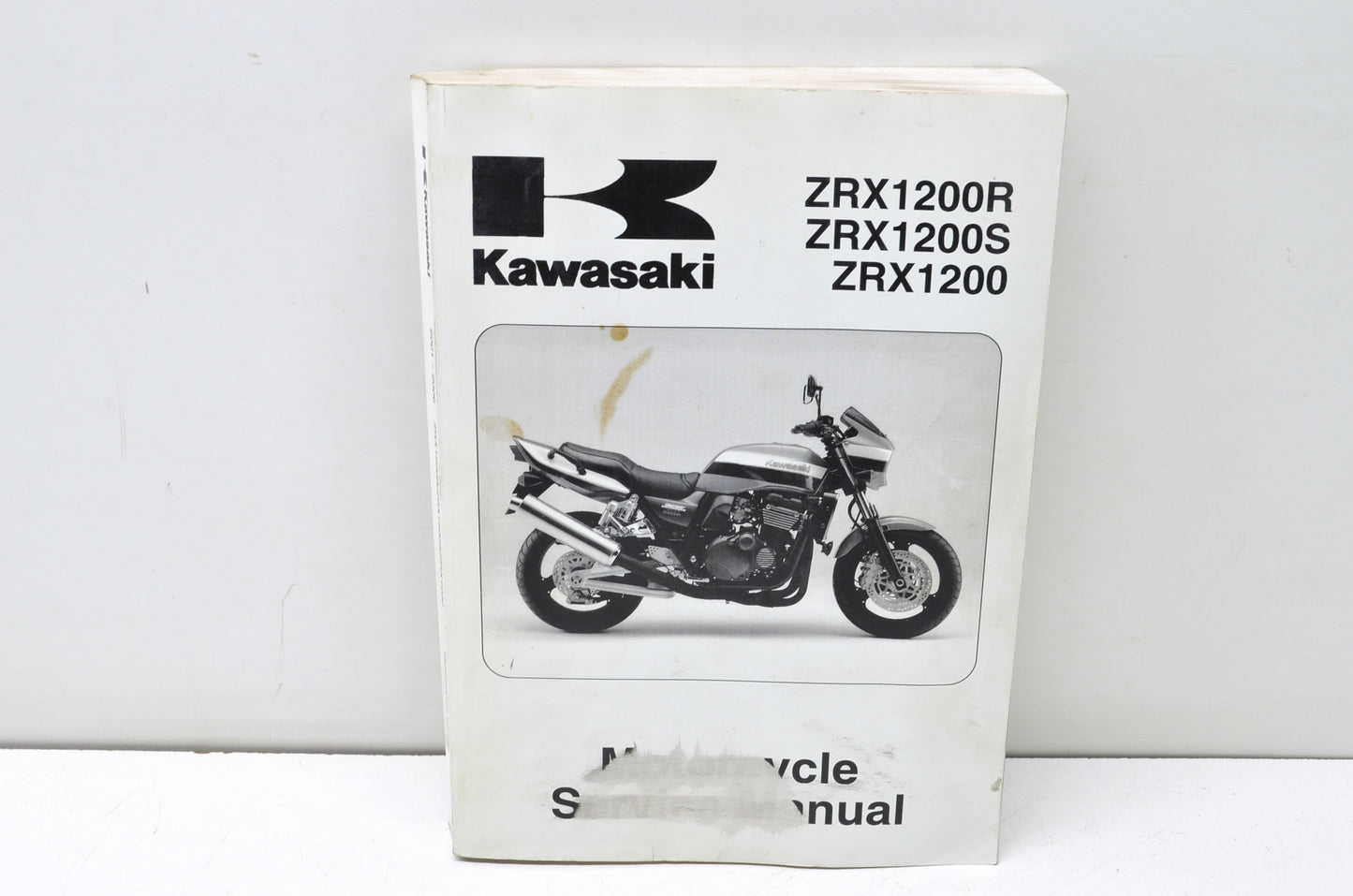 OEM Kawasaki 99924-1266-07 Service Manual ZR1200A