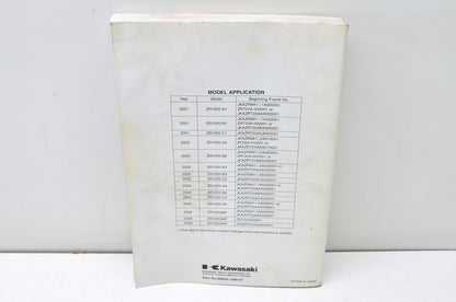OEM Kawasaki 99924-1266-07 Service Manual ZR1200A