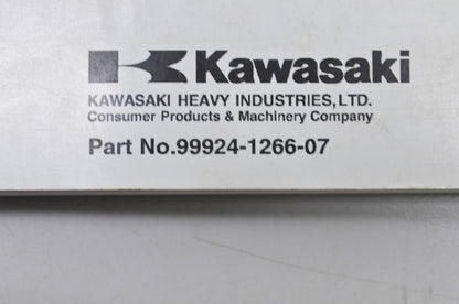 OEM Kawasaki 99924-1266-07 Service Manual ZR1200A