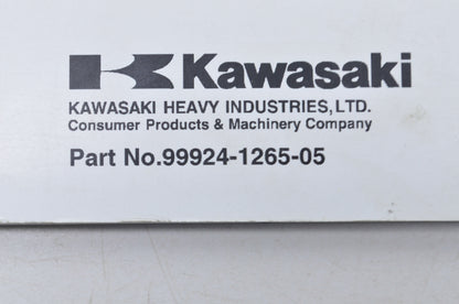 OEM Kawasaki 99924-1265-05 Service Manual KX85A/100D