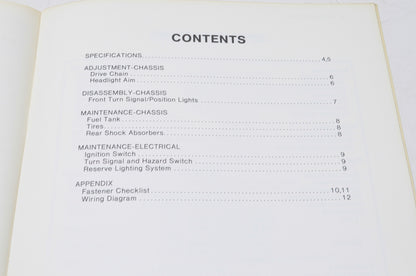 OEM Kawasaki 99963-0034-01 Service Manual Supplement KZ1000B4 NOS