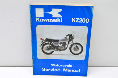 OEM Kawasaki 99931-541-03 Service Manual KZ200