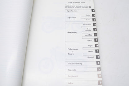 OEM Kawasaki 99931-541-03 Service Manual KZ200