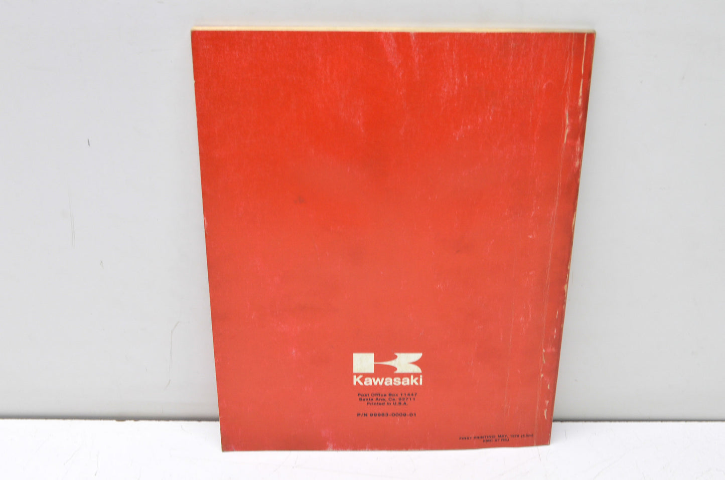 OEM Kawasaki 99963-0009-01 Service Manual KV75/MT1