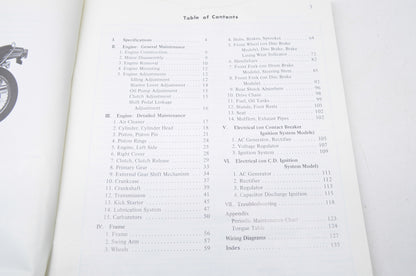OEM Kawasaki 99931-500-06 Service Manual S SERIES