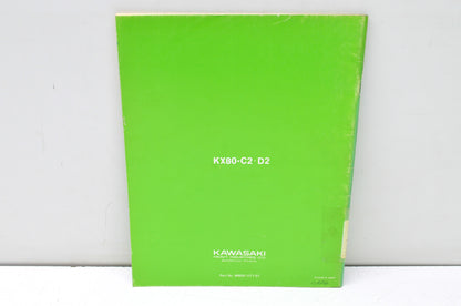 OEM Kawasaki 99920-1171-01 Owner's & Service Manual KX80C2