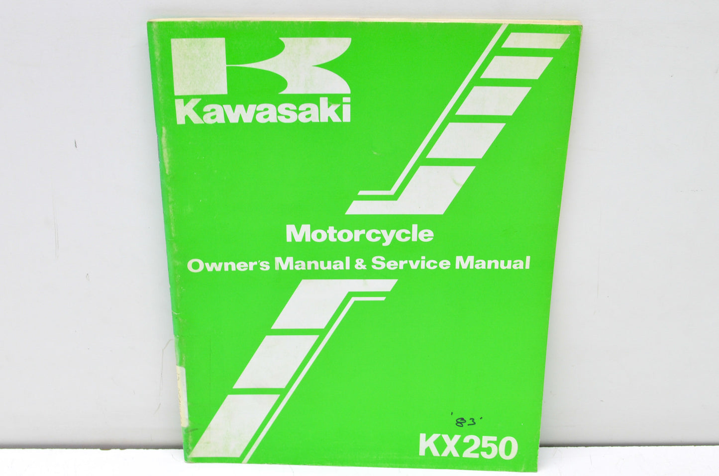 OEM Kawasaki 99920-1211-03 Owner's & Service Manual KX250C1
