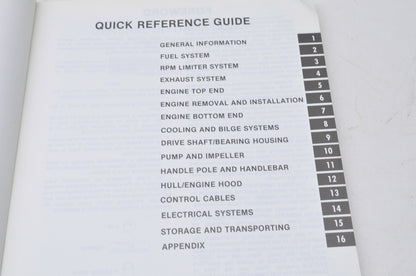 OEM Kawasaki 99963-0051-03 Service Manual JS550A