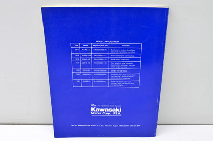 OEM Kawasaki 99963-0001-05 Service Manual JS440A1-6 NOS