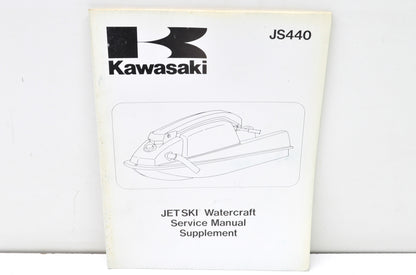 OEM Kawasaki 99924-1091-51 Service Manual Supplement JS440A11 NOS