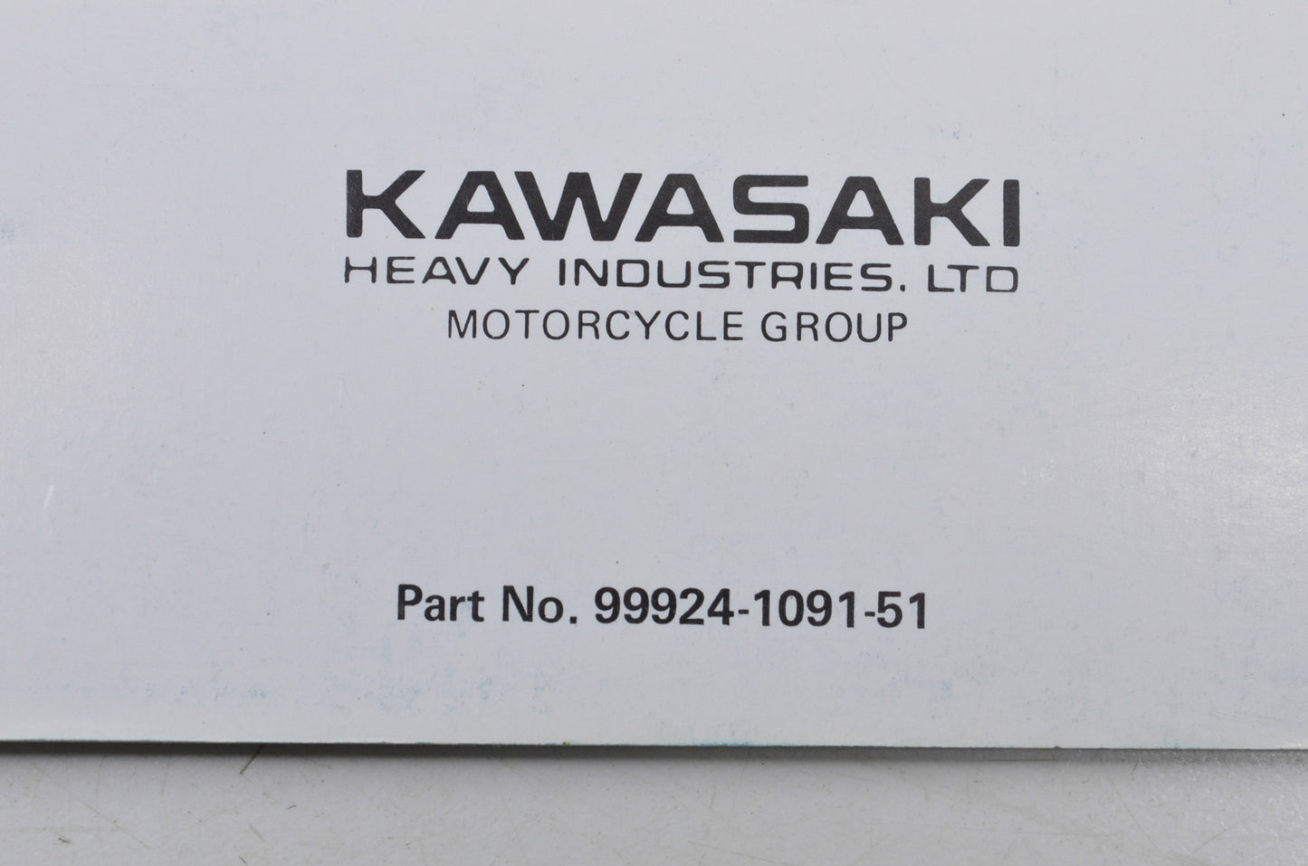OEM Kawasaki 99924-1091-51 Service Manual Supplement JS440A11 NOS