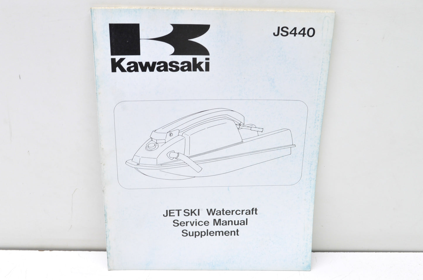 OEM Kawasaki 99924-1091-53 Service Manual Supplement JS440A17 NOS