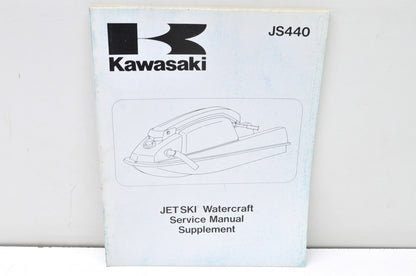 OEM Kawasaki 99924-1091-53 Service Manual Supplement JS440A17 NOS