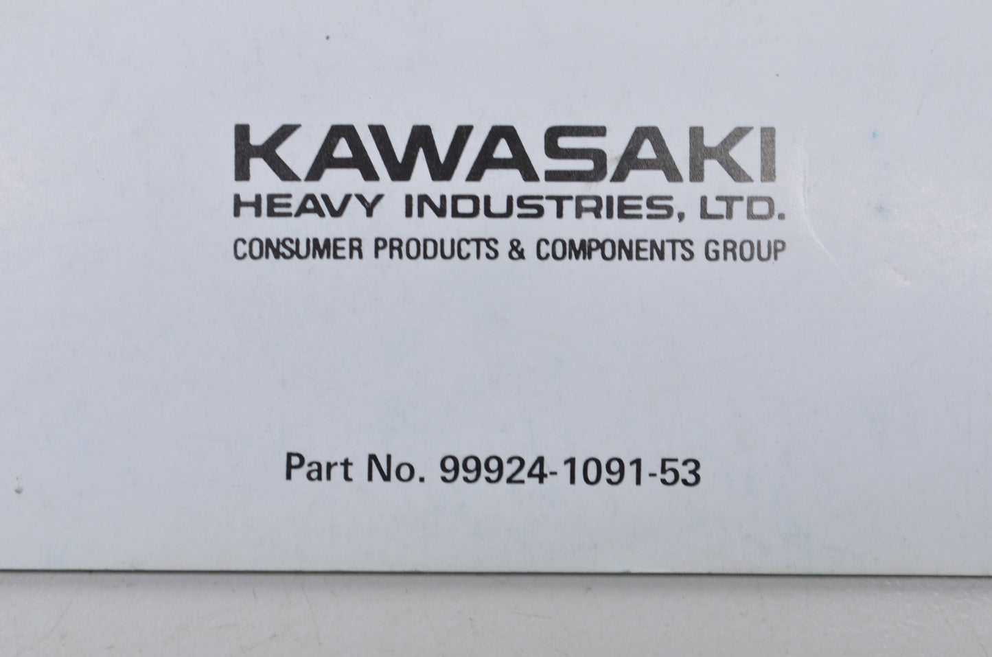OEM Kawasaki 99924-1091-53 Service Manual Supplement JS440A17 NOS