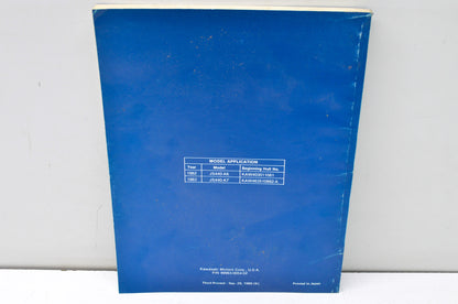 OEM Kawasaki 99963-0054-02 Service Manual JS440A6-10 NOS