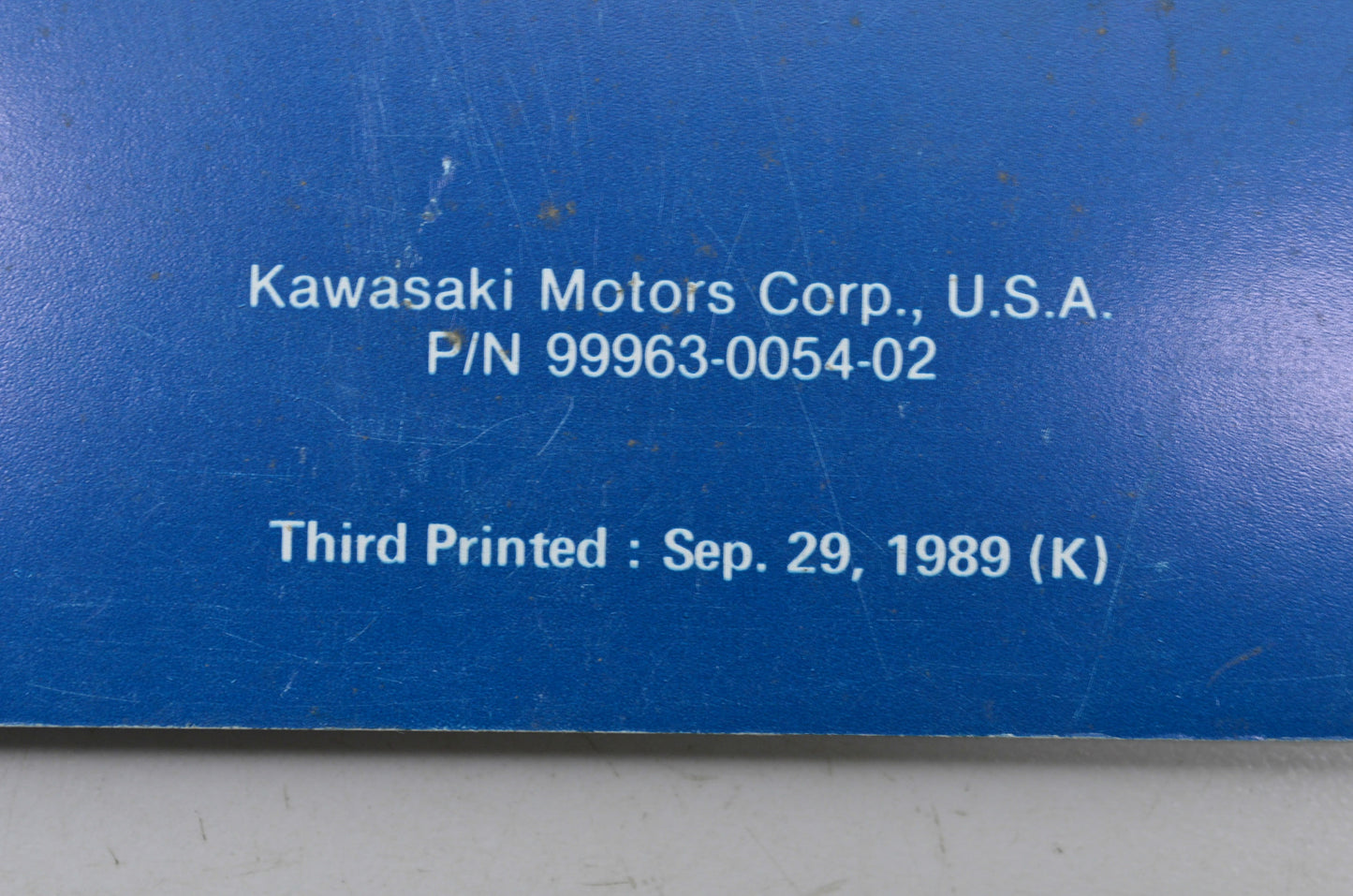 OEM Kawasaki 99963-0054-02 Service Manual JS440A6-10 NOS
