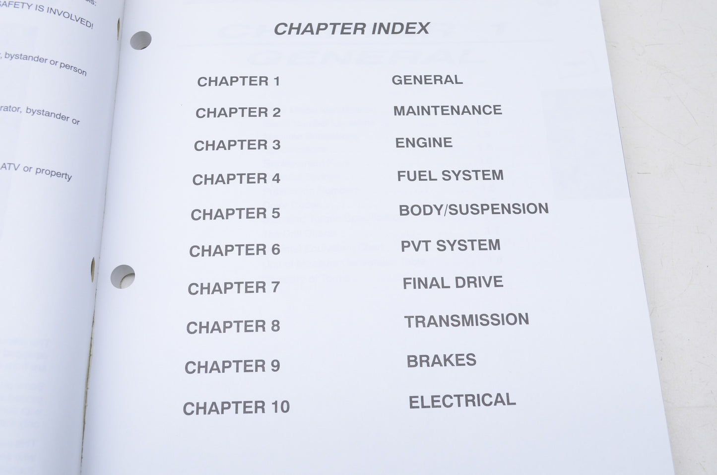 OEM Polaris 9918753 Service Manual 06 Trail Blazer NOS
