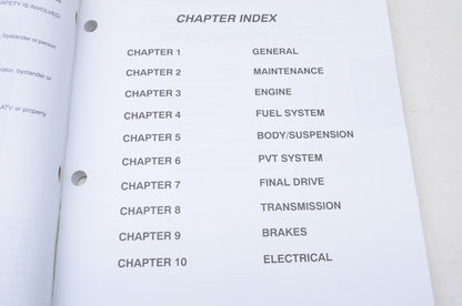 OEM Polaris 9918753 Service Manual 06 Trail Blazer NOS