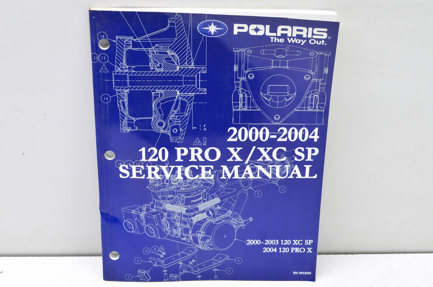 OEM Polaris 9918581 Service Manual 2000-2015 120 Youth NOS
