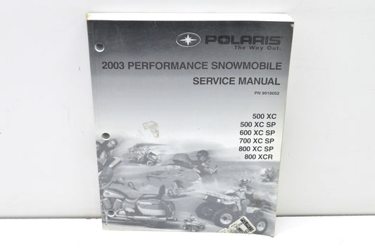 OEM Polaris 9918052 Performance Manual