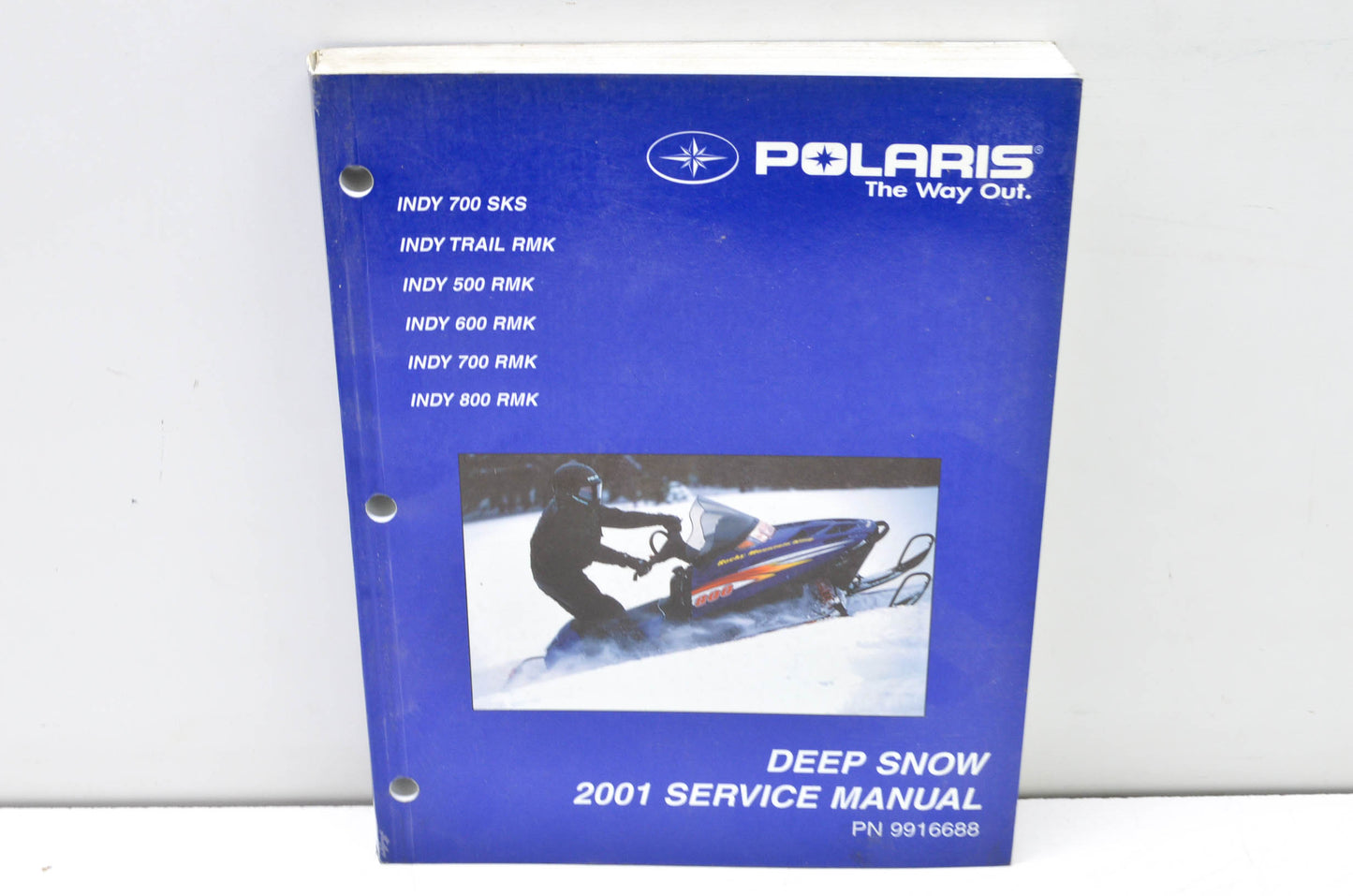 OEM Polaris 9916688 Service Manual 01 Deep Snow,Snow