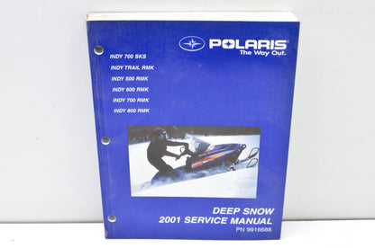 OEM Polaris 9916688 Service Manual 01 Deep Snow,Snow