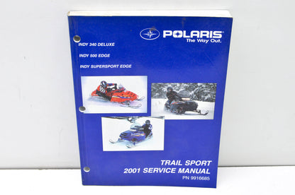 OEM Polaris 9916685 Service Manual 01 Trail/Sport,Snow