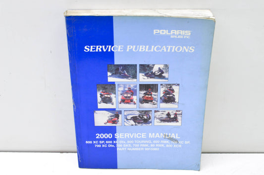 OEM Polaris 2000 Snowmobile Service Manual