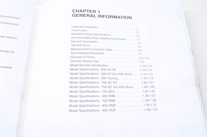 OEM Polaris 2000 Snowmobile Service Manual