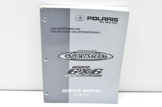 OEM Polaris 9917207 Service Manual 02 Sportsman 6X6