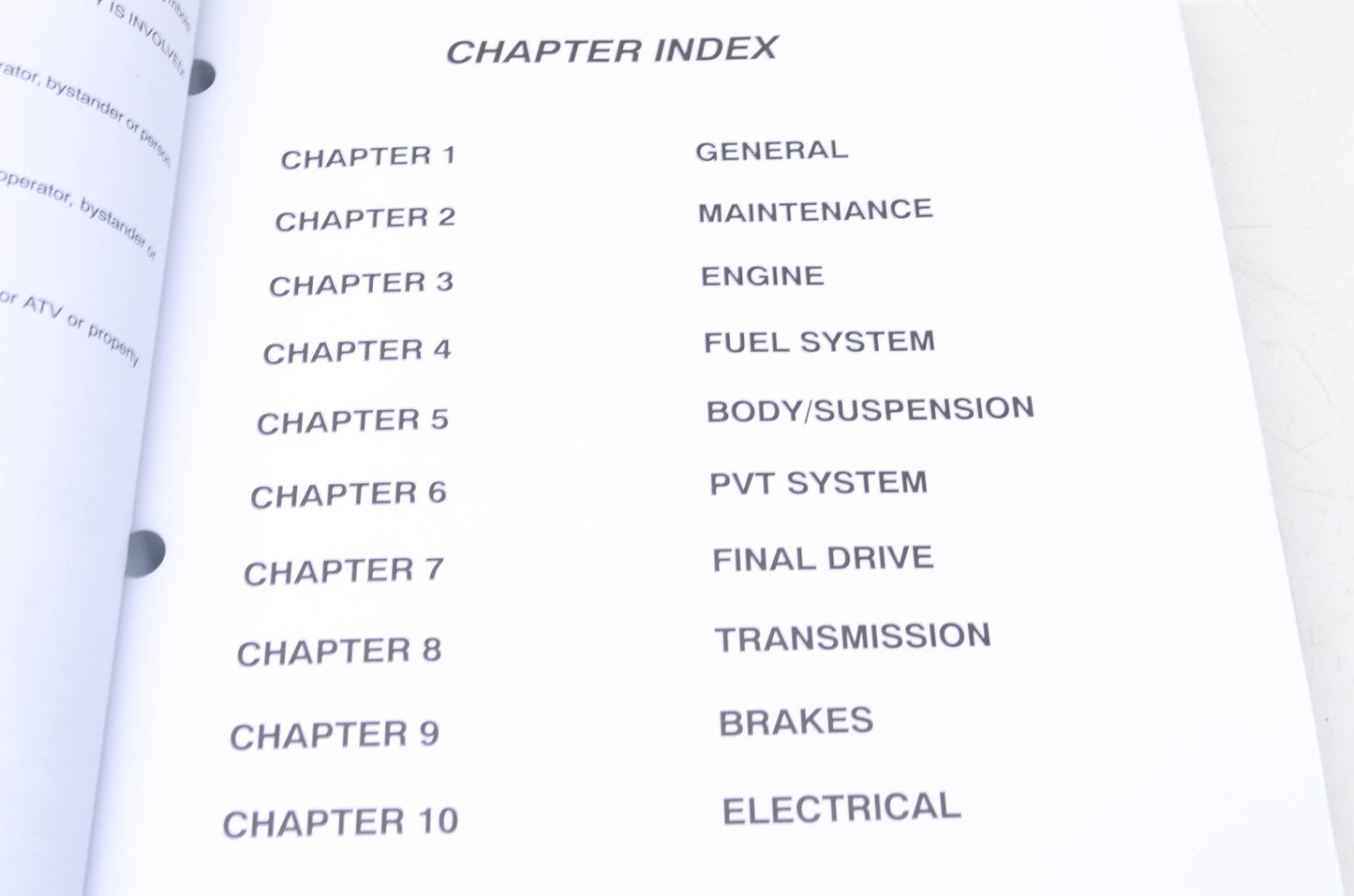 OEM Polaris 9917207 Service Manual 02 Sportsman 6X6