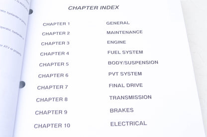 OEM Polaris 9917207 Service Manual 02 Sportsman 6X6